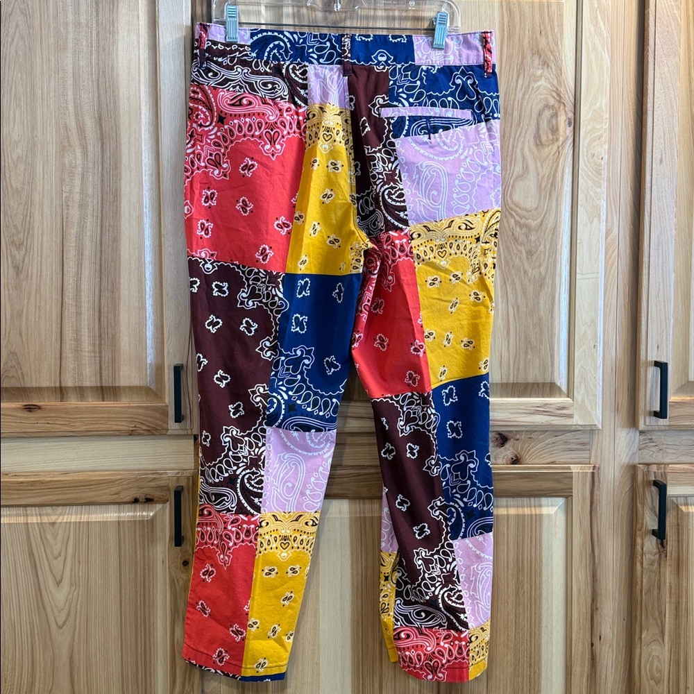 Sun + Stone Multicolor Patchwork Colorblock Banda… - image 5